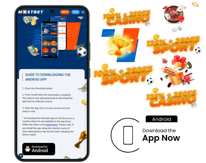 Mostbet Apk download for Android